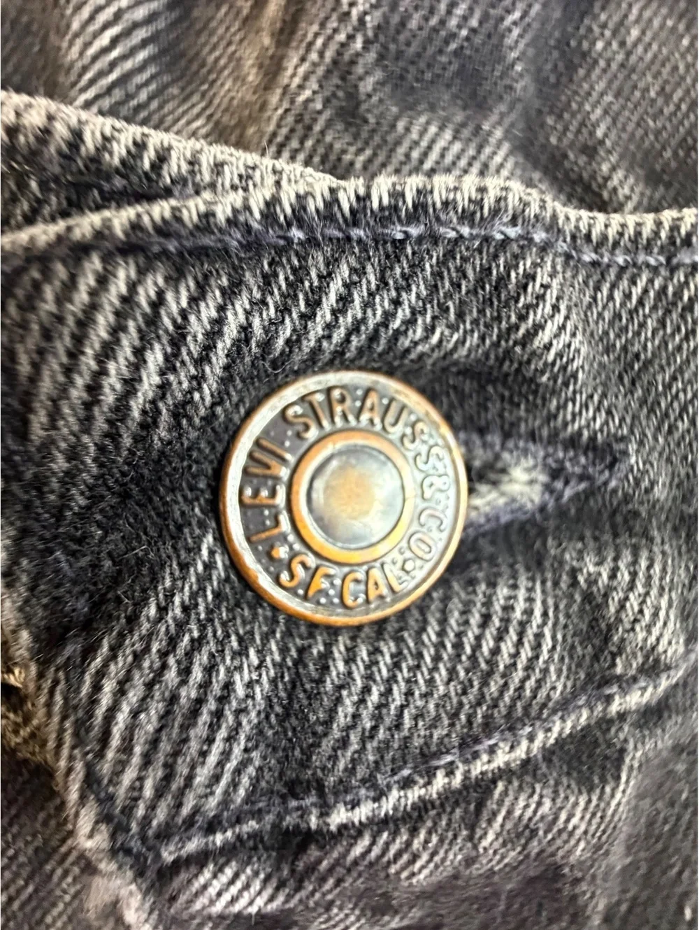 Levi's 551 black jeans